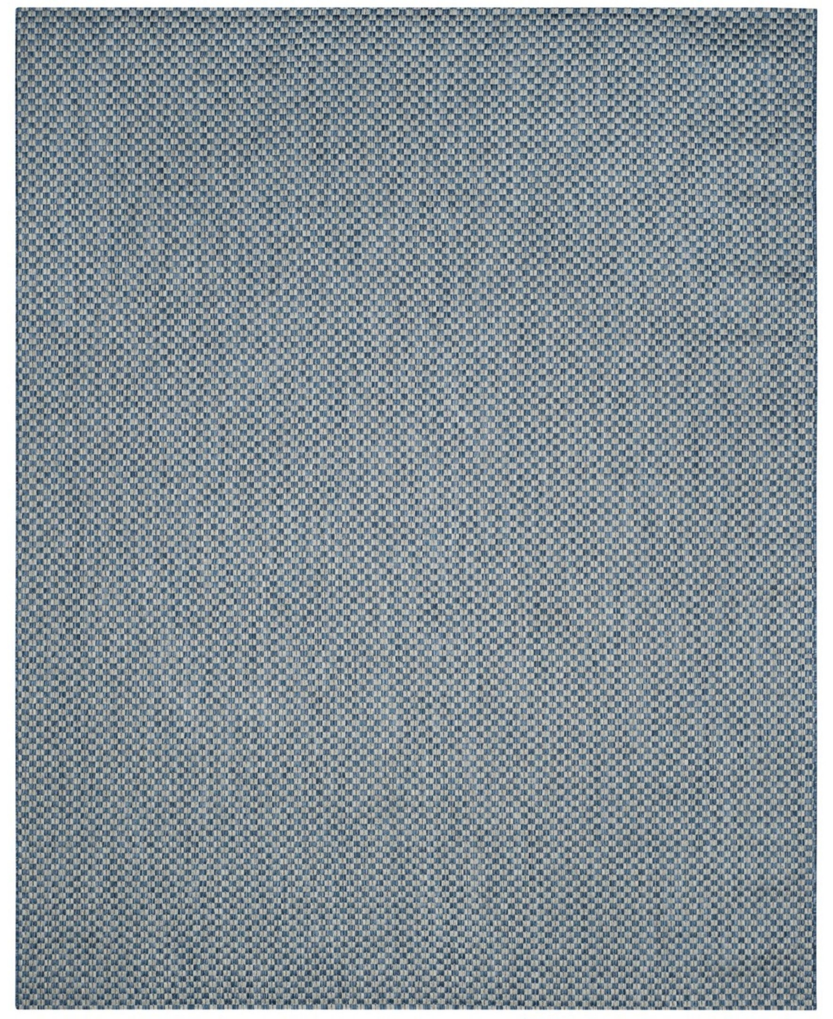Safavieh Courtyard Blue and Light Gray 9' x 12' Sisal Weave Outdoor Area Rug - Blue