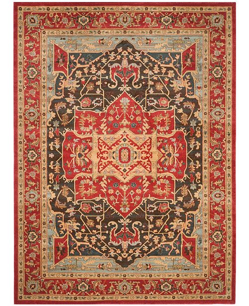 Safavieh Mahal Red 12 X 18 Area Rug Reviews Rugs Macy S
