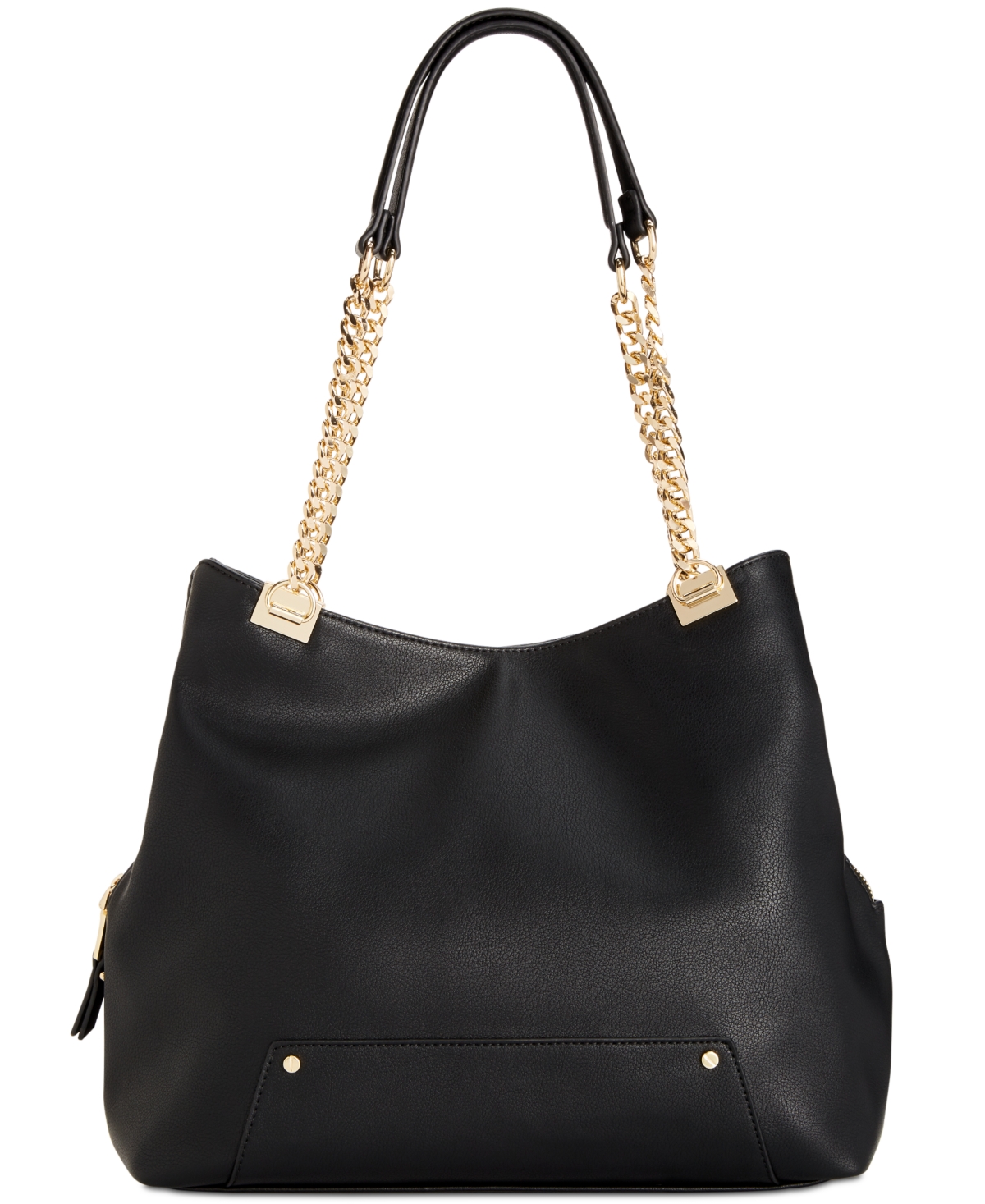Inc International Concepts Trippii Chain Tote, Created For Macy's In Black,gold