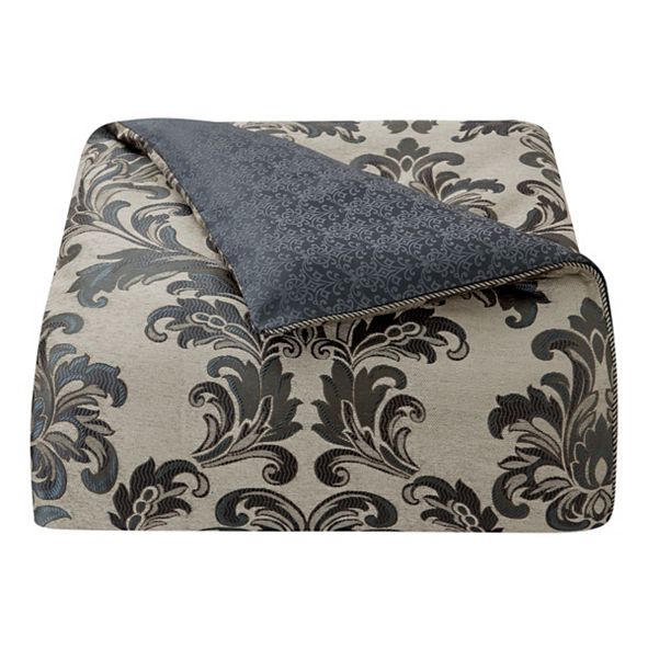 Waterford Everett Teal Reversible California King 4 Piece ...