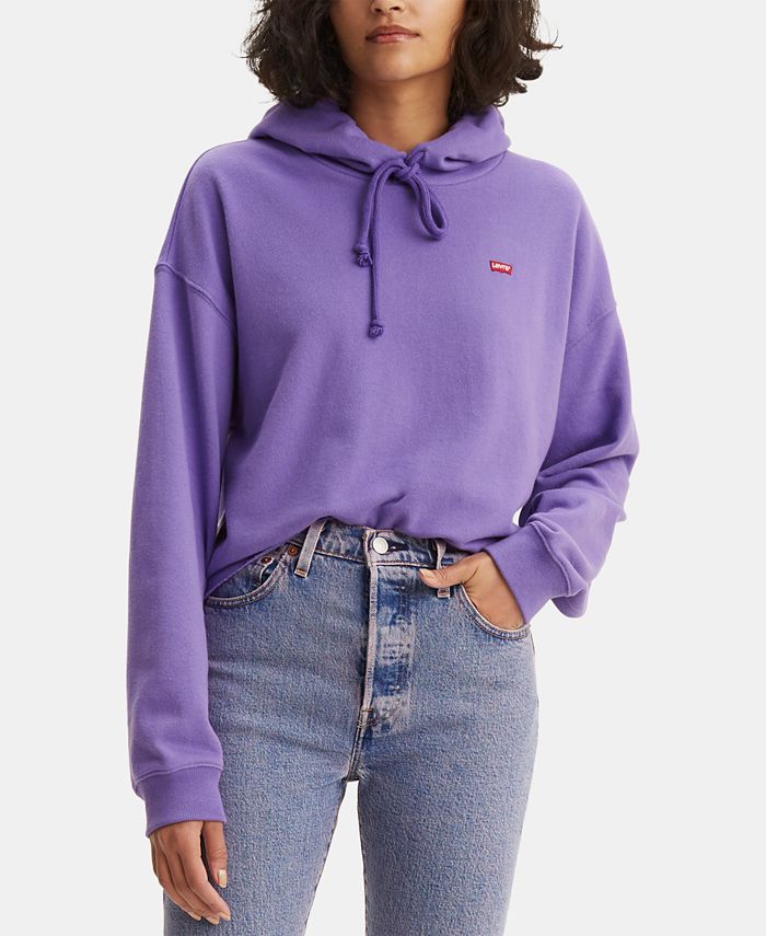 Levi's Women's Cropped Hooded Sweatshirt Macy's