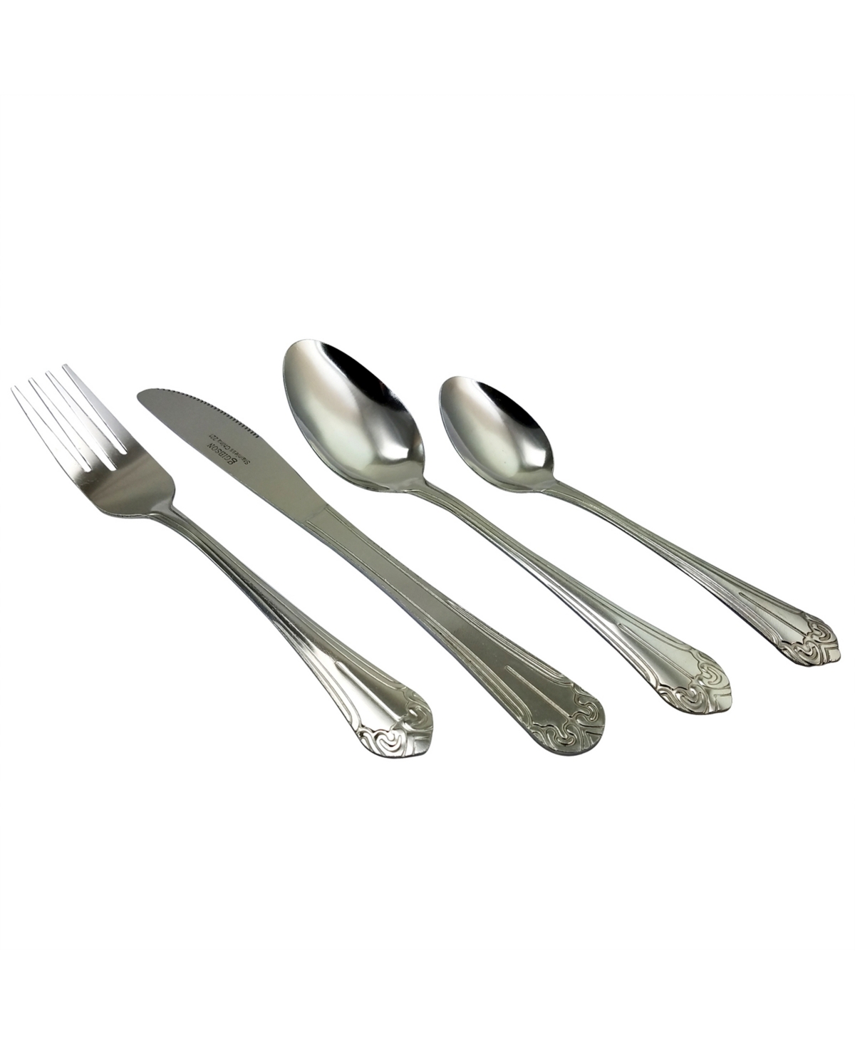Gibson Home Mariano 24 Piece Flatware Set In Silver-tone