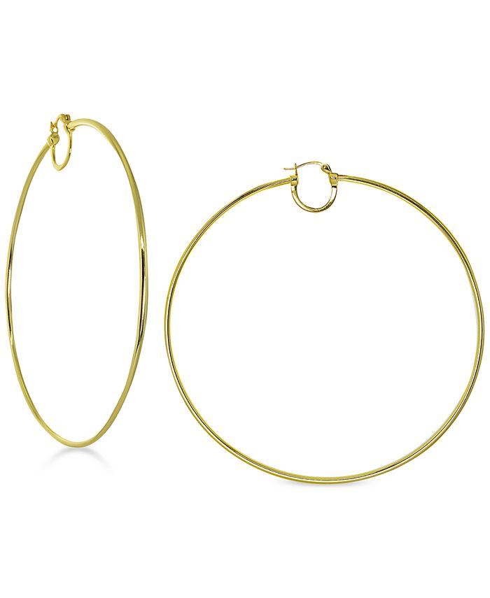Giani Bernini Thin Wire Double Hoop Earrings, Created for Macy's - Macy's