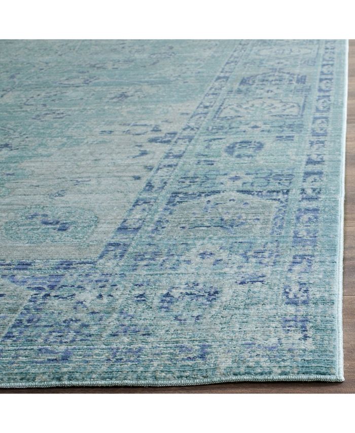 Safavieh Valencia Teal and Multi 9' x 12' Area Rug Macy's