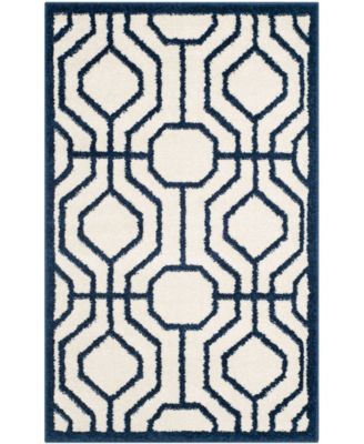 Amherst Ivory and Navy 2'6" x 4' Area Rug
