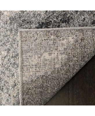 Retro RET2891 Gray and Ivory 5' x 8' Area Rug