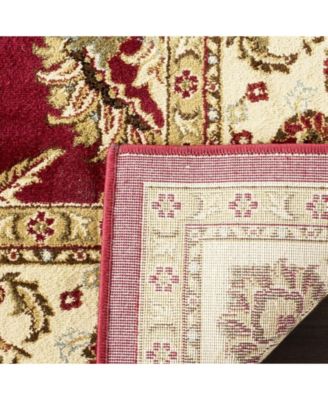 Lyndhurst LNH553 Red and Ivory 5'3" x 7'6" Area Rug