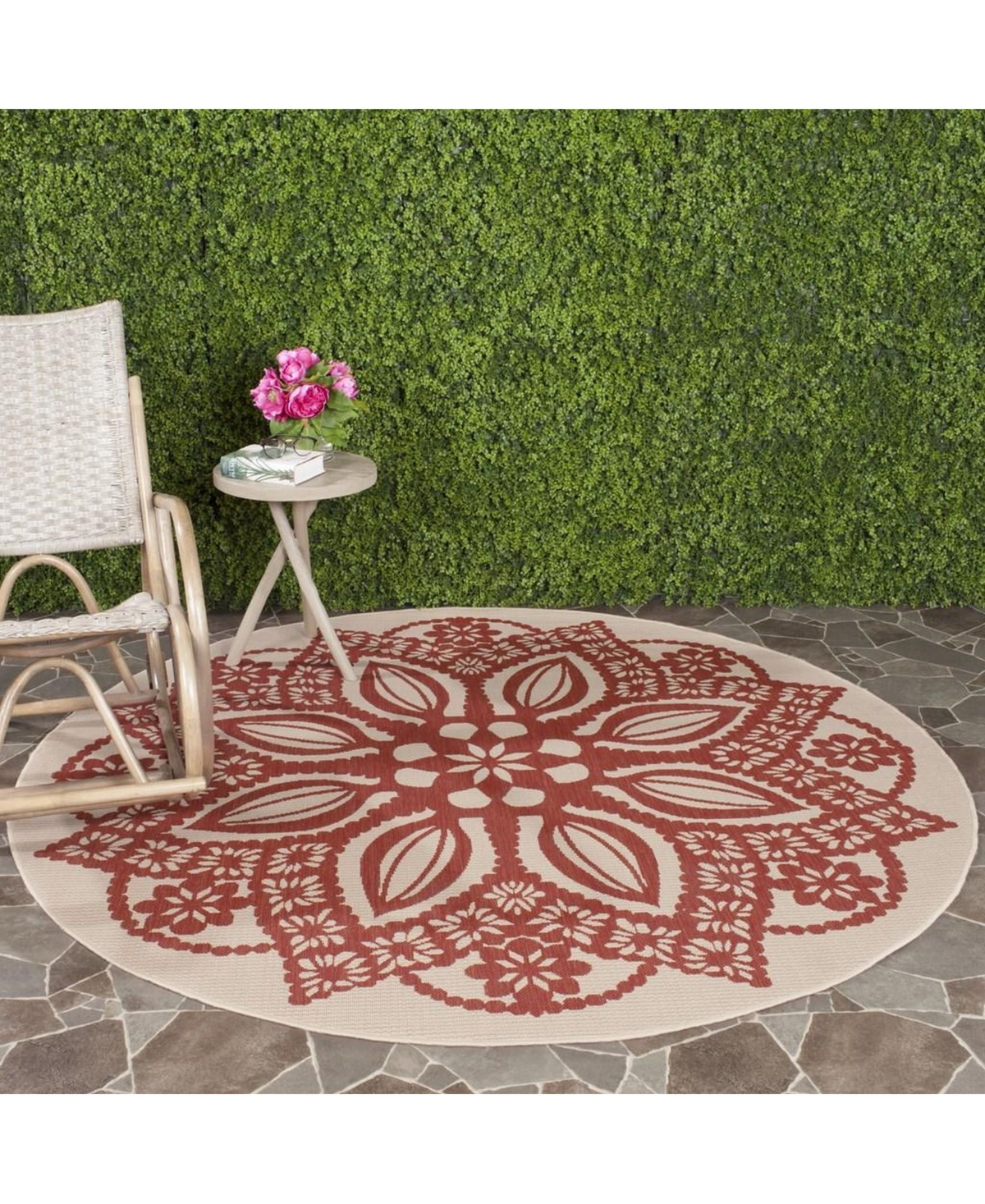 Safavieh Courtyard CY6139and Red 6'7