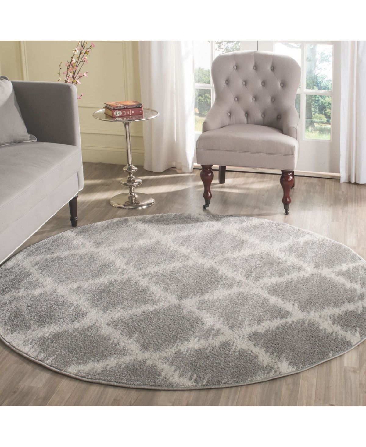 Safavieh Adirondack 120and Ivory x Area Rug - Silver