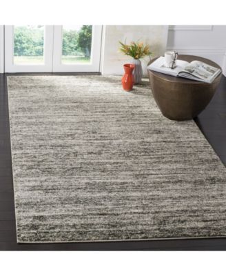 Retro RET2133 Ivory and Gray 5' x 8' Area Rug