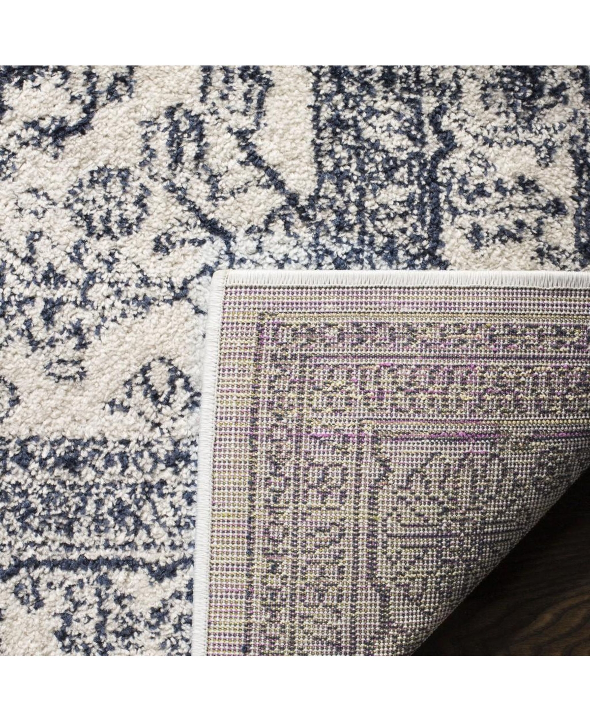 Safavieh Adirondack 108and Navy Area Rug - Ivory