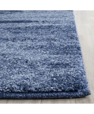 Retro RET2891 Light Blue and Blue 5' x 8' Area Rug