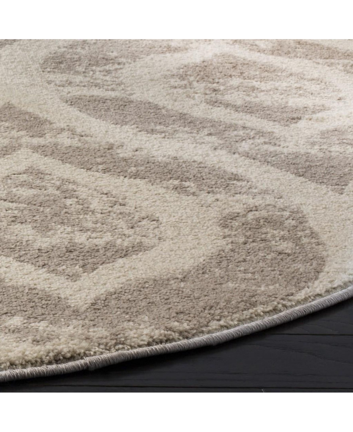 Safavieh Amsterdam AMS107and Mauve x Outdoor Area Rug - Ivory