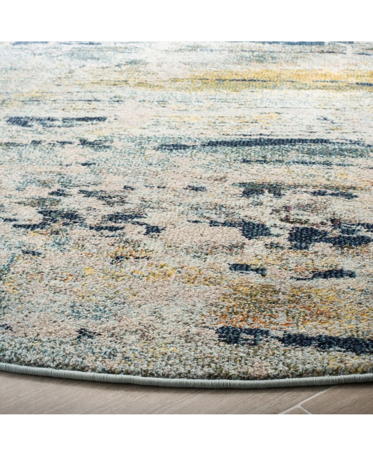 Safavieh Monaco MNC259and Gray x Area Rug - Blue