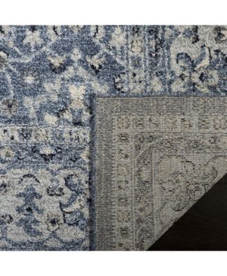 Charleston CHL412 Navy and Creme 5'3" x 7'6" Area Rug