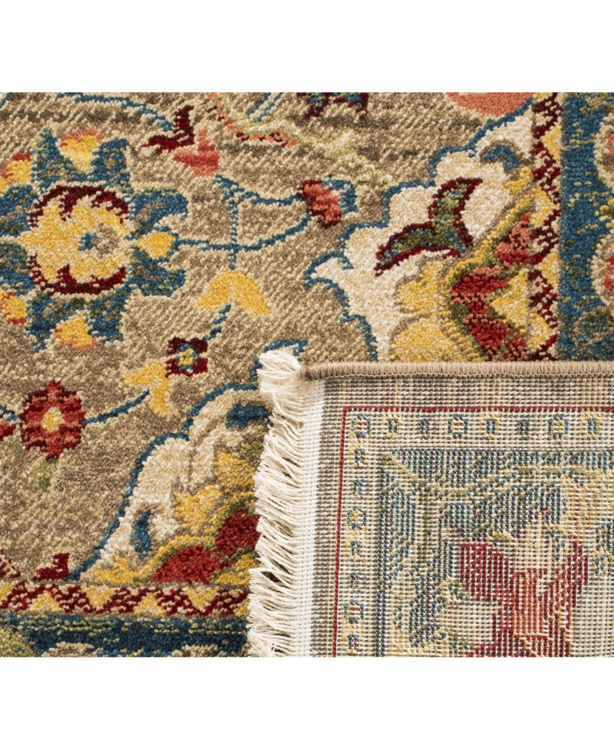 Safavieh Kashan KSN307 Sisal Weave Area Rug -blue