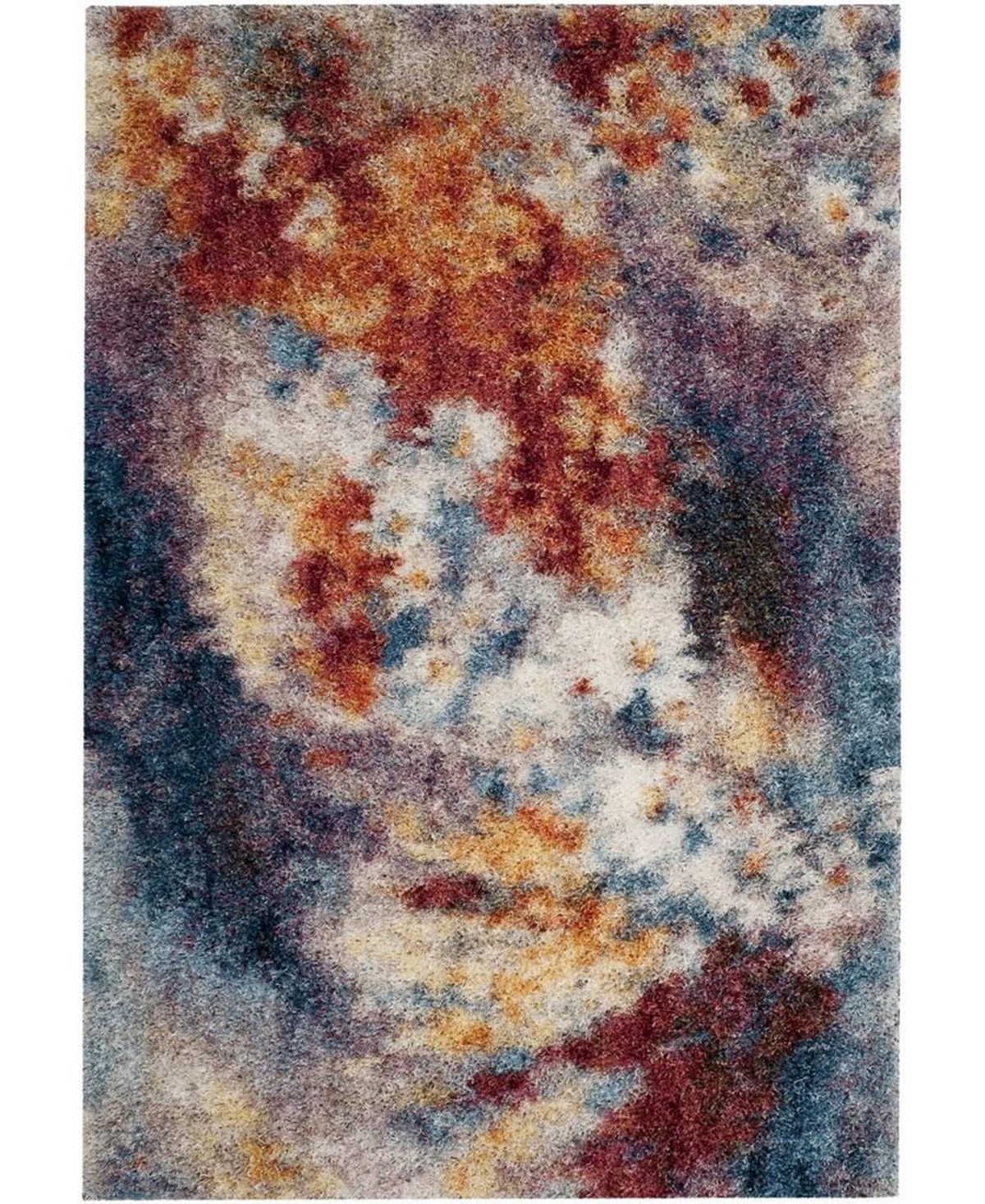 Safavieh Gypsy Rust and Ivory 5'1in x 7'6in Area Rug - Rust