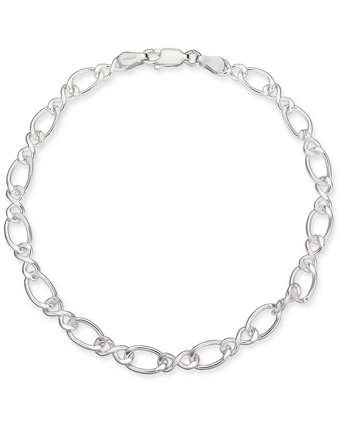 Giani Bernini Fancy Link Chain Bracelet in Sterling Silver, Created for ...