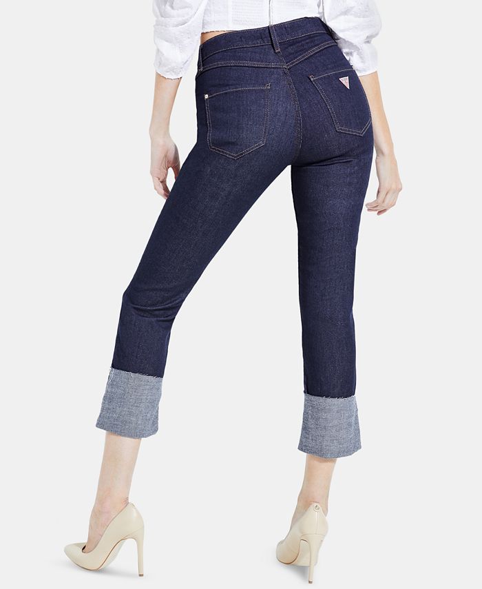 GUESS 1981 Cuffed Skinny Jeans & Reviews - Jeans - Juniors - Macy's
