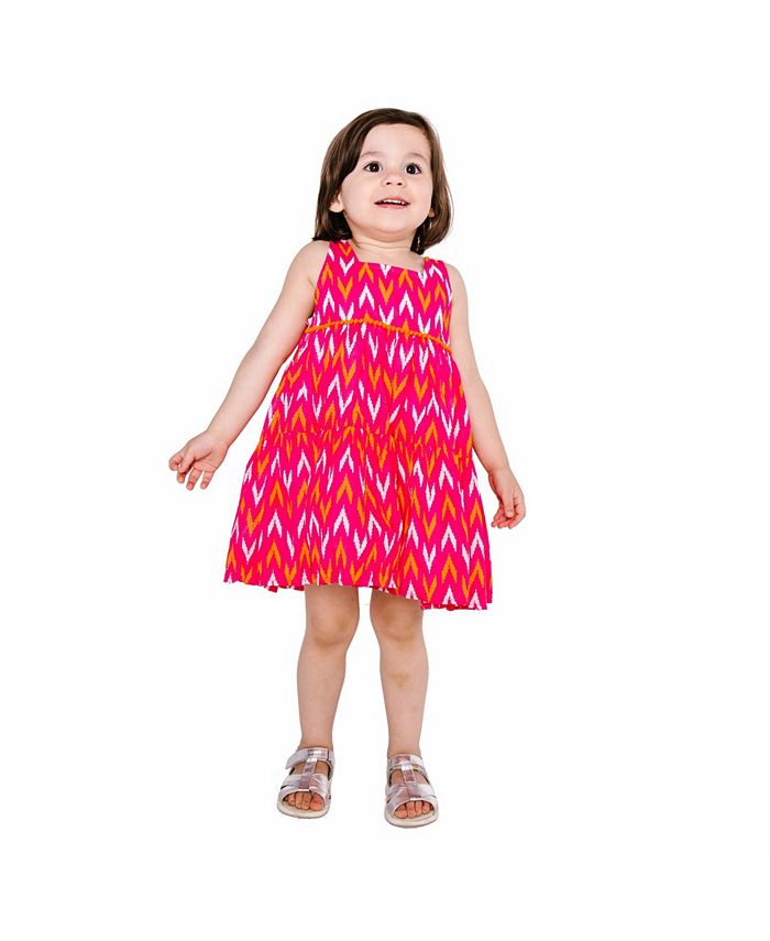 Masala Baby Girls Gypsy Dress Ikat Geo - Macy's