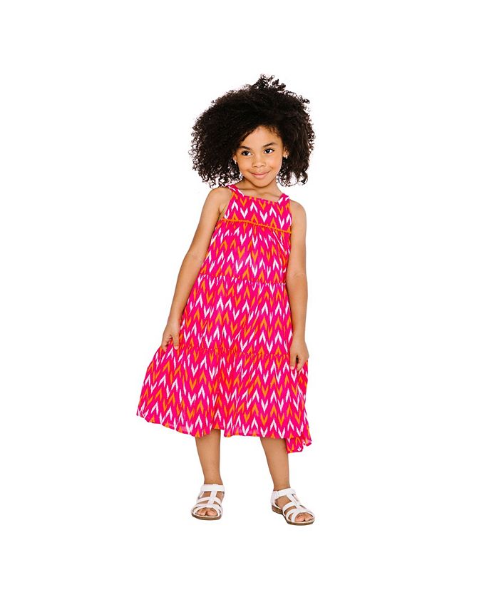 Masala Baby Girls Gypsy Dress Ikat Geo - Macy's