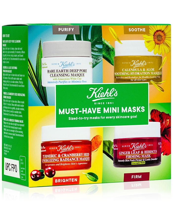 Kiehl's Since 1851 4Pc. MustHave Mini Masks Set Macy's