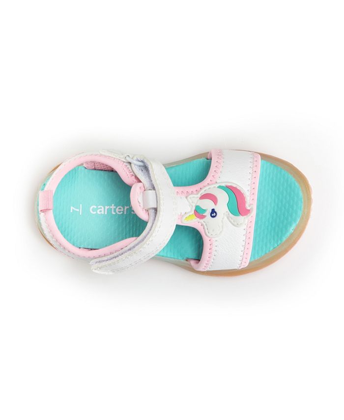 Carter's unicorn light up sandals discount