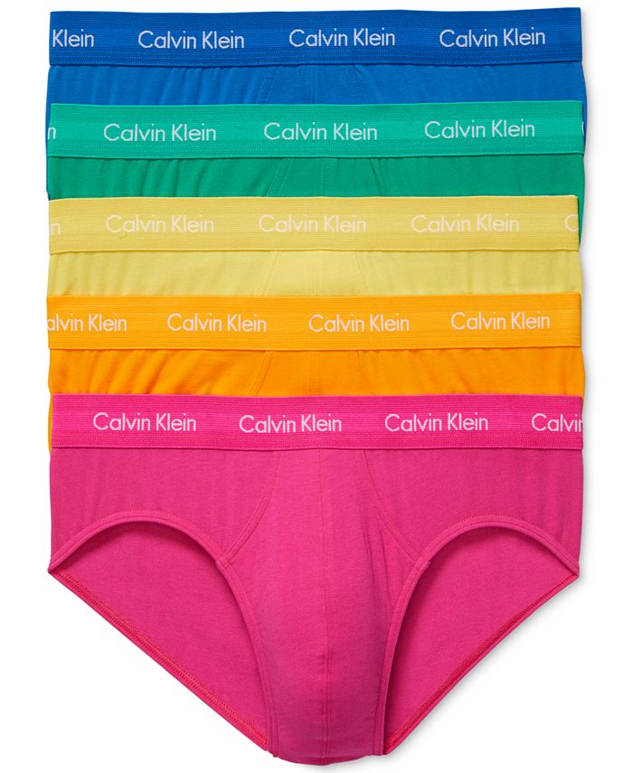 Calvin Klein Men's Pride 5-Pack Hip Briefs Underwear - Macy's