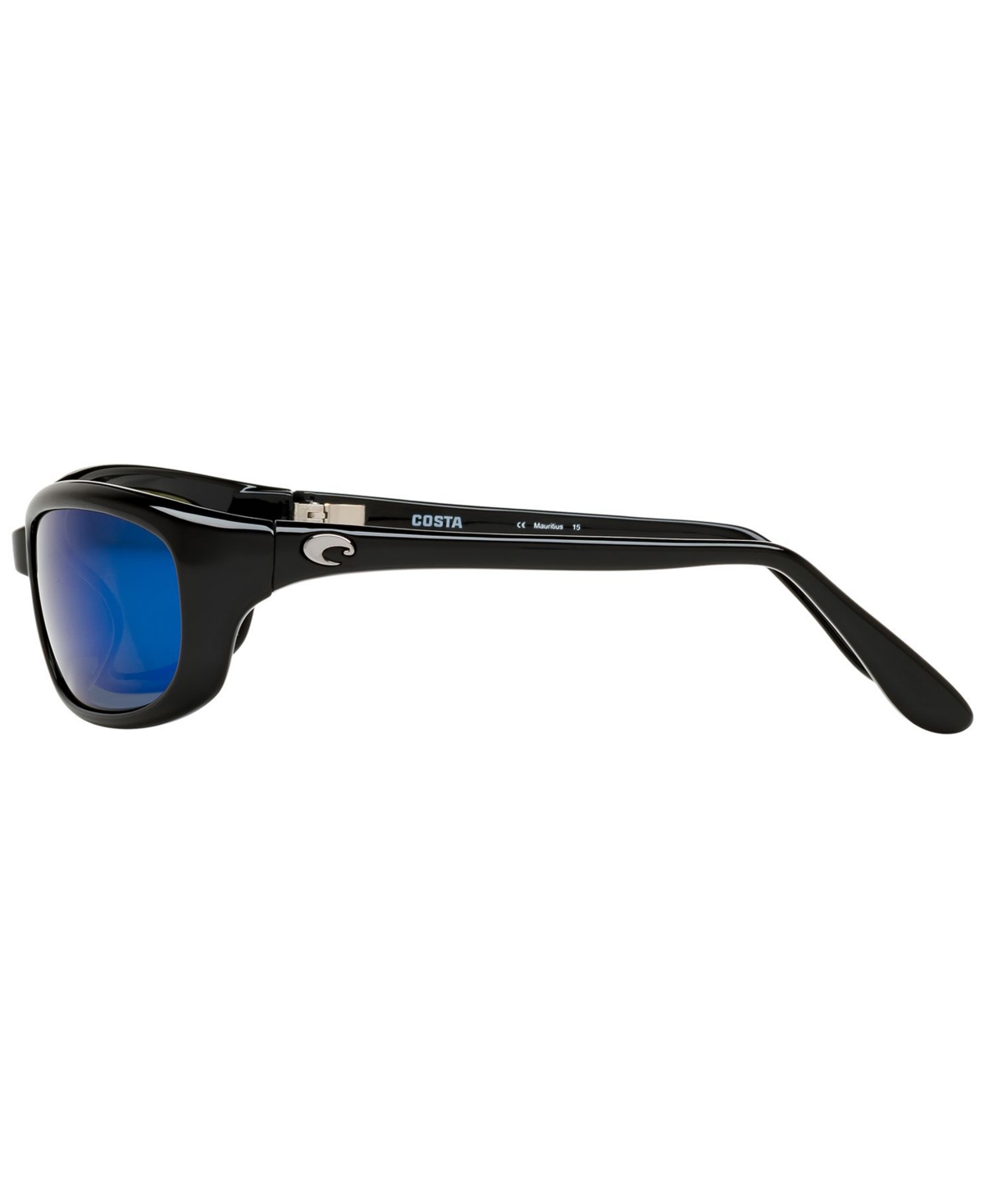 Costa Del Mar Polarized Sunglasses, Harpoonp In Black Shiny,blue Polar
