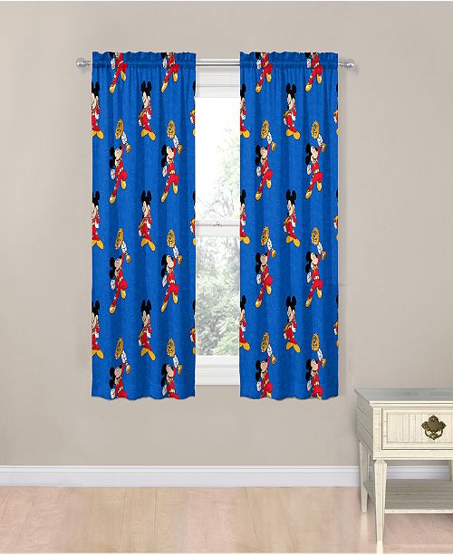 Disney Junior Mickey Mouse Roadster Racer Trophy 63 Drapes