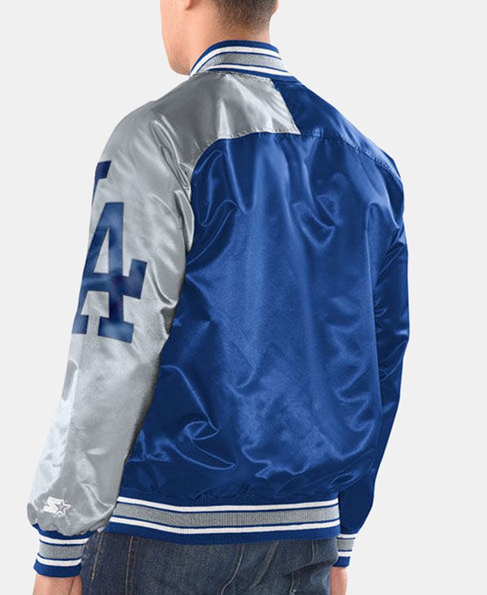 Starter Men's Los Angeles Dodgers Dugout Starter Satin Jacket Macy's