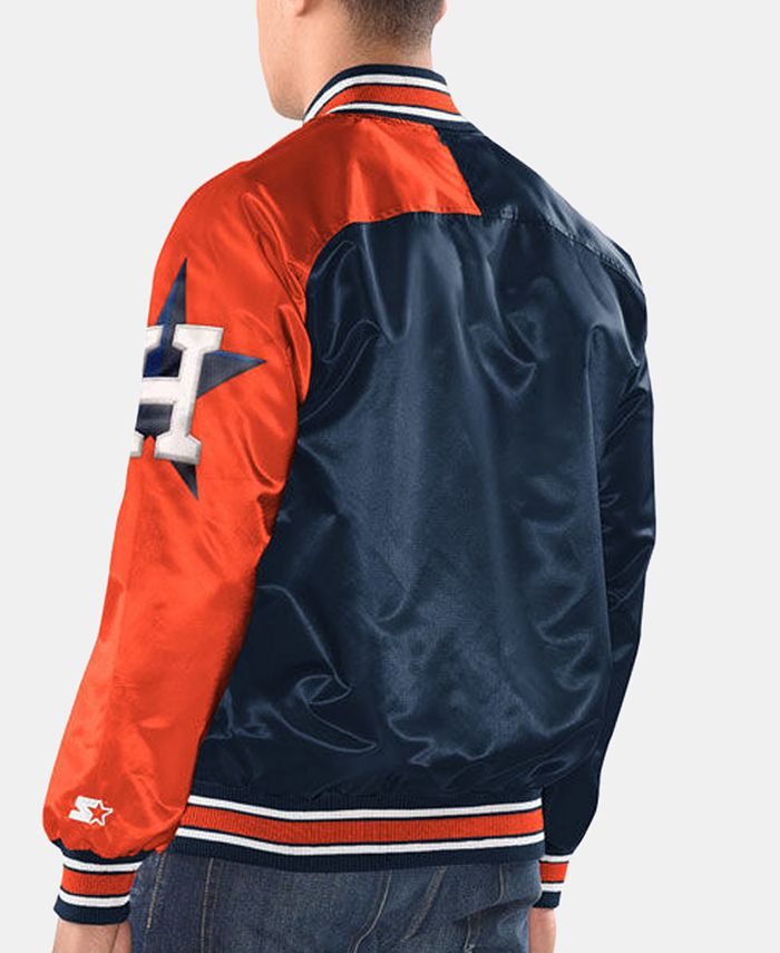 G-III Sports Men's Houston Astros Dugout Starter Satin Jacket II - Macy's