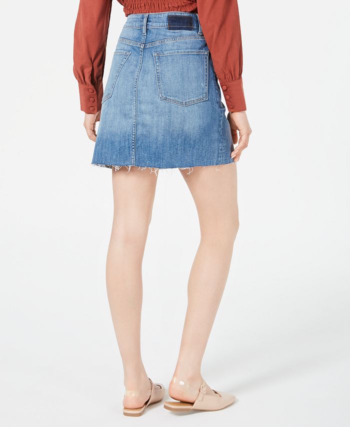 M1858 Emery Deconstructed Denim Skirt, Created for Macy's & Reviews ...