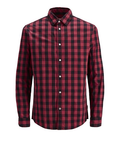 Jack Jones Men S Essential Gingham Shirt Reviews Casual