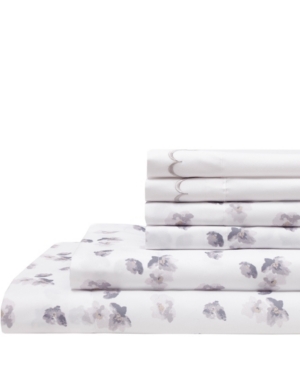 Spring Meadow Print/ Embroidered King Sheet Sets Bedding