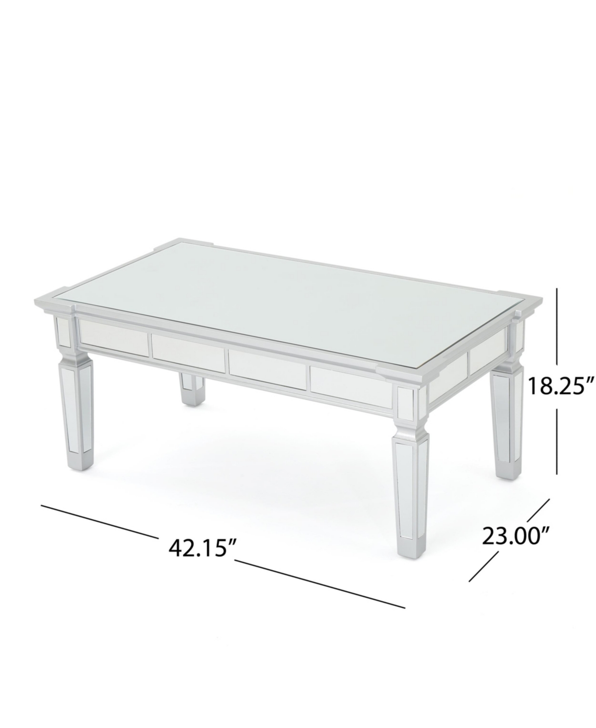 Noble House Camaran Natural Faux Wood Coffee Table In No Color