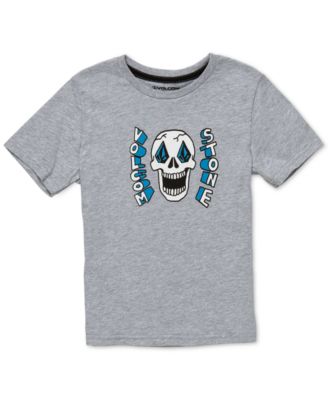Volcom - Toddler Boys Skull-Print Cotton T-Shirt