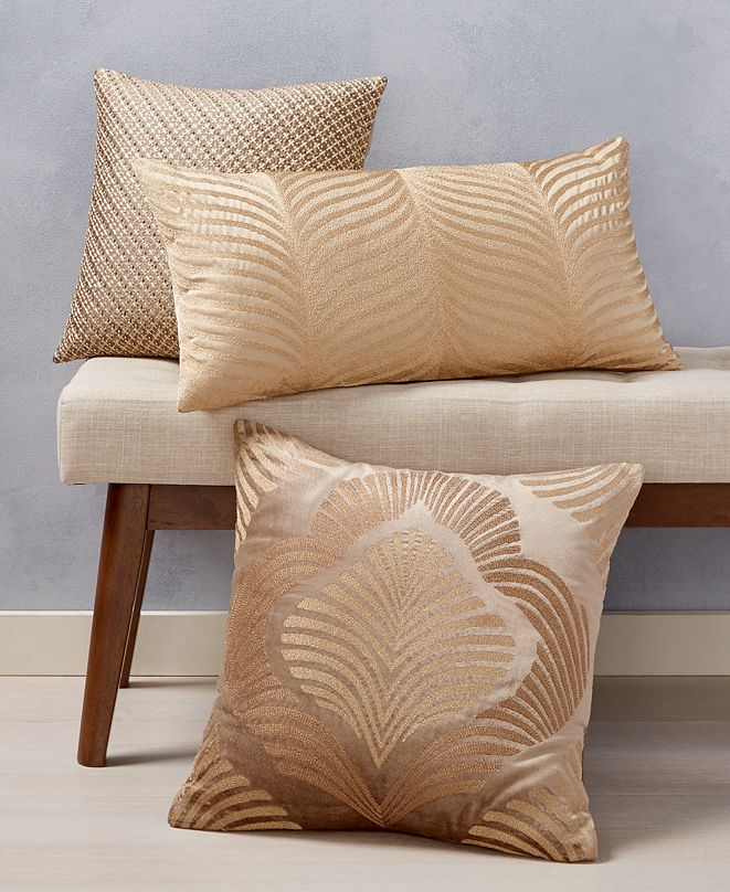 Home Design Studio Gold Decorative Pillow Collection