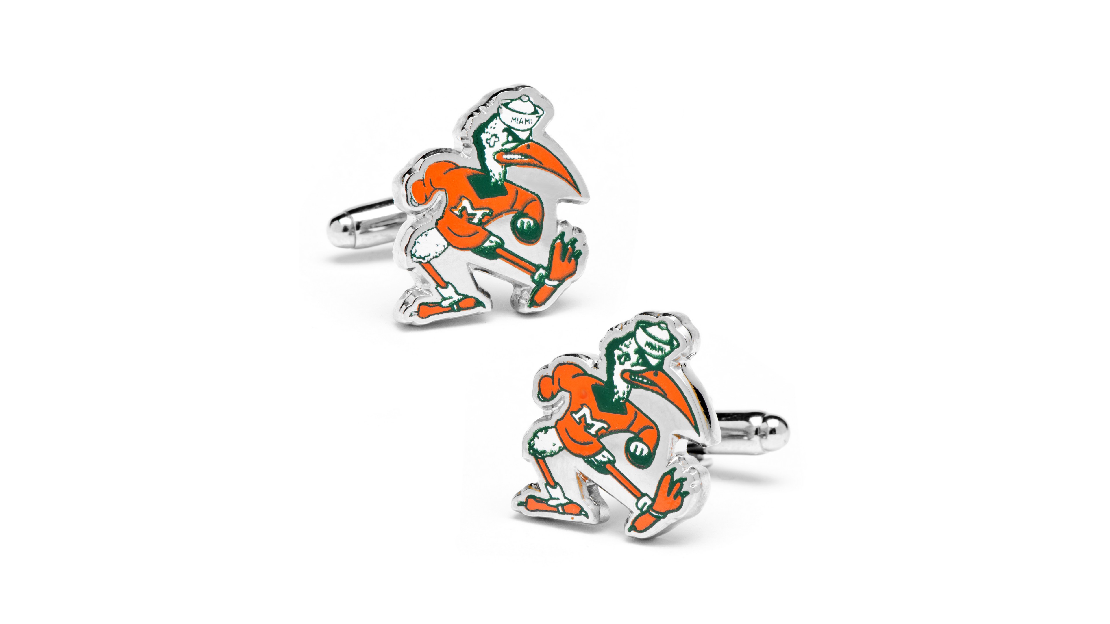 Vintage University of Miami Hurricanes Cufflinks