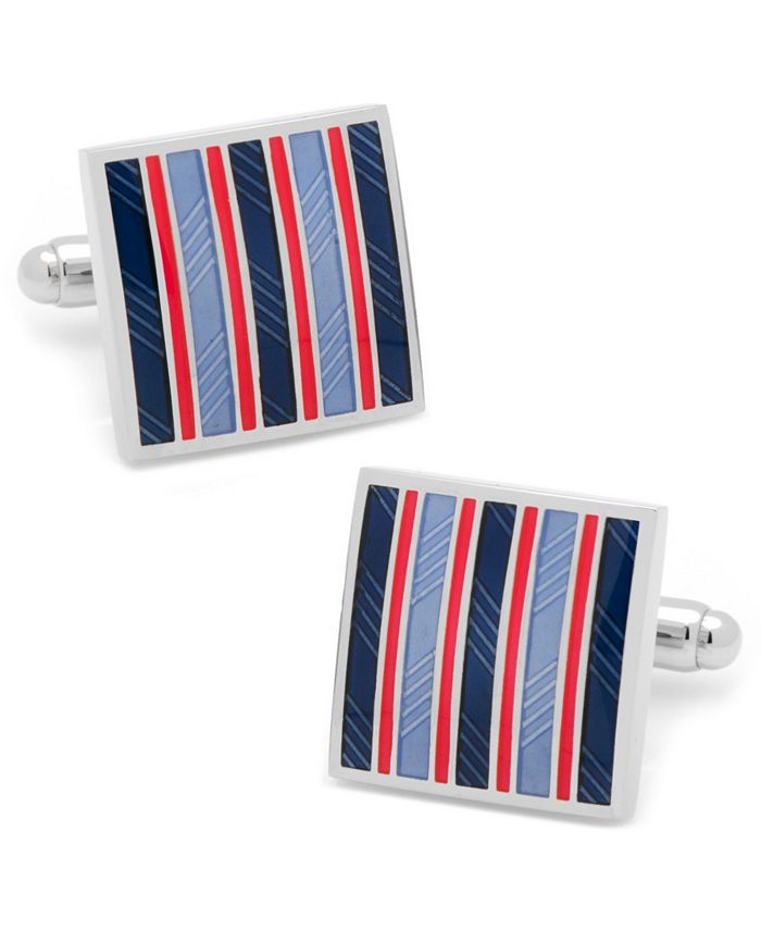 Cufflinks Inc. Striped Square Cufflinks Macy's