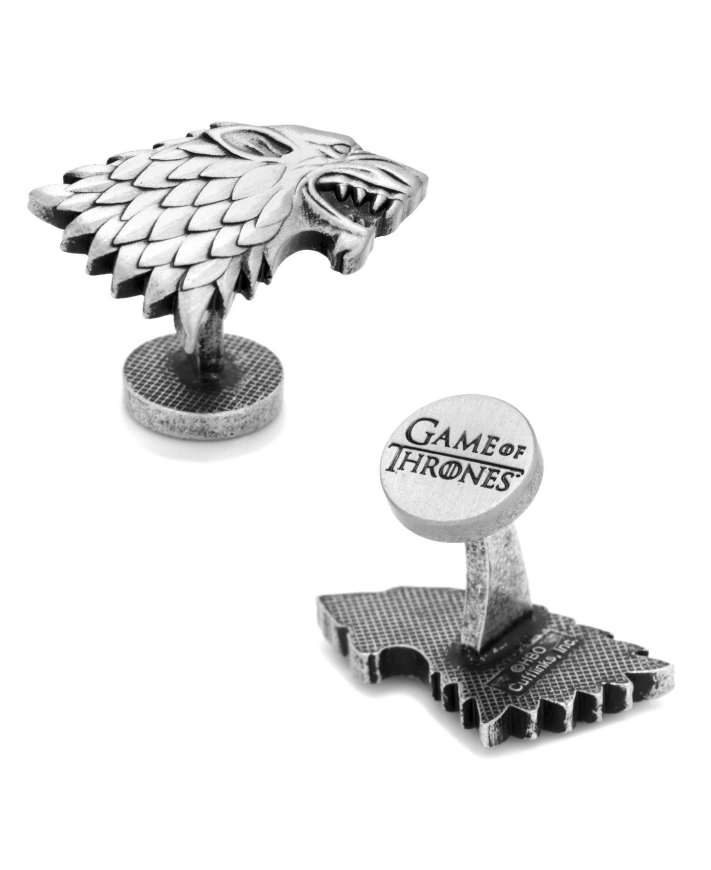 Мужские запонки Cufflinks Inc. Stark Dire wolf Sigil Cufflinks — фото 1