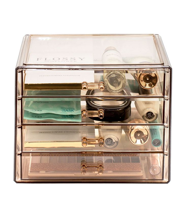 Sorbus Cosmetic Makeup and Jewelry Storage Case Display 4 Large