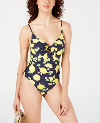 lemon one piece bathing suit