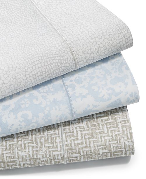 Charter Club Sleep Luxe Cotton 800 Thread Count 4 Pc Printed Extra 
