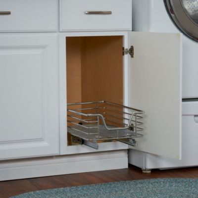 Design Trend 11.5" Standard Depth 1-Tier Single Sliding Under Cabinet Shelf