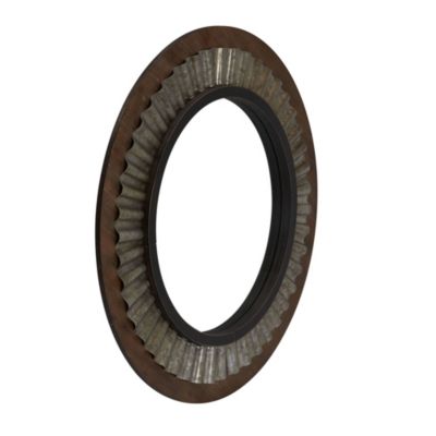 Wood Framed Sunburst Metal Mirror