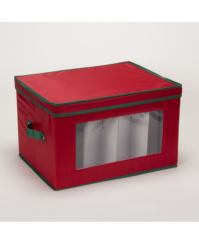 Household Essentials Holiday Stemware Goblet Storage Box Macy's