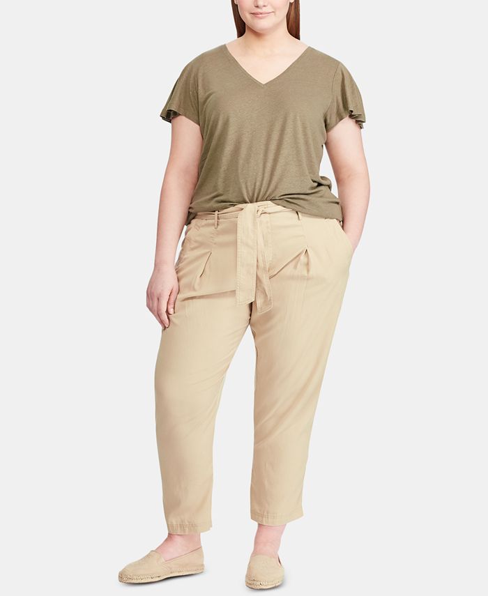 Lauren Ralph Lauren Plus Size Twill Pants Macy's