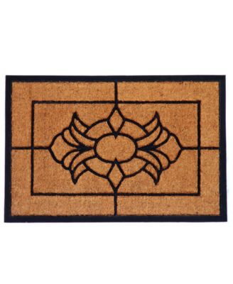 Home & More - Viola 24" x 36" Coir/Rubber Doormat