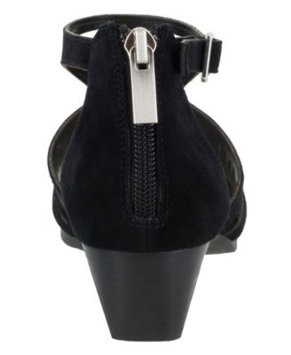 Bella Vita Women's Penny Cutout Sandals - Heeled, Back Zipper, Boho Wedge - View #3